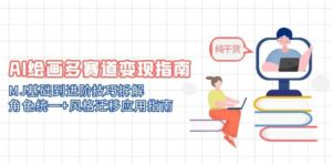 AI绘画多赛道变现指南:MJ基础到进阶技巧拆解,角色统一+风格迁移应用指南