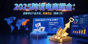 2025跨境电商掘金:蓝海市场定位,高客单价产品开发,数据选品(更新7月)